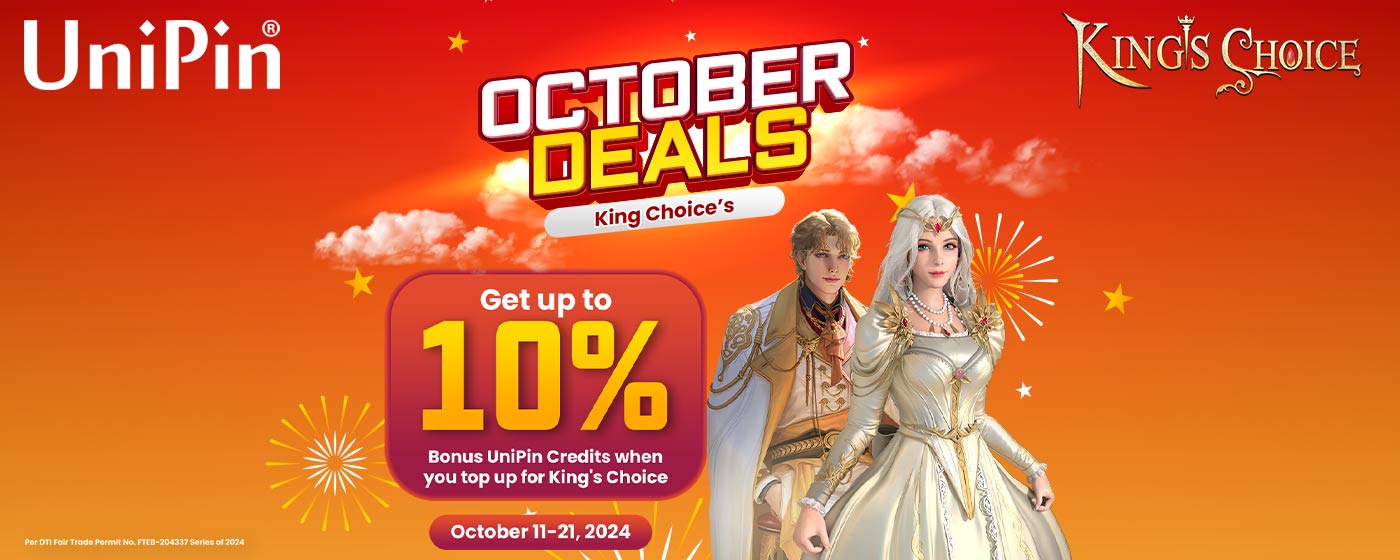October Deals: King's Choice (PH)